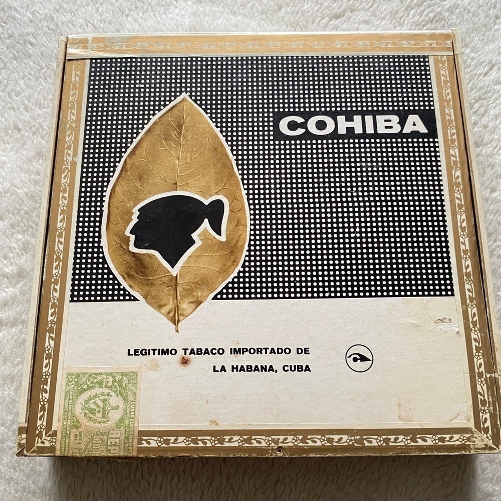 COHIBA Wooden Cuban box vintage​​​​​